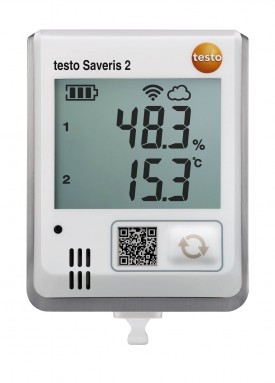 testo Saveris 2-H2 - WiFi-логгер данных с дисплеем и встроенным сенсором температуры/влажности