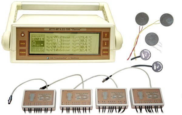ИЗМЕРИТЕЛЬ ПЛОТНОСТИ ТЕПЛОВЫХ ПОТОКОВ И ТЕМПЕРАТУРЫ 100-КАНАЛЬНЫЙ ИТП-МГ4.03/Х(II) «ПОТОК»