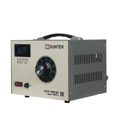 ЛАТР SUNTEK 1000ВА GRAY диапазон 0-300 Вольт 4А