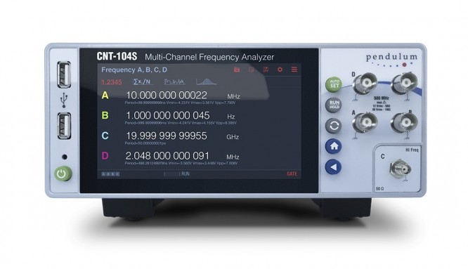 Частотомер 4-канальный CNT-104S