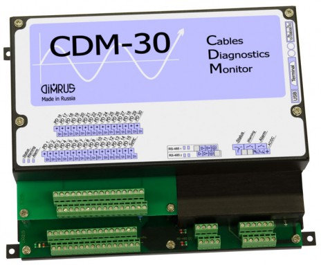 CDM-15 - система мониторинга состояния и диагностики дефектов изоляции 15 кабельных линий