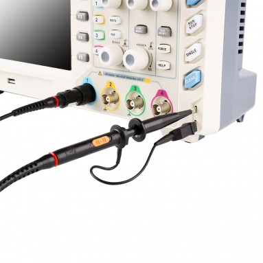 Цифровой осциллограф RGK DO-1004 - подключение измерительных проводов