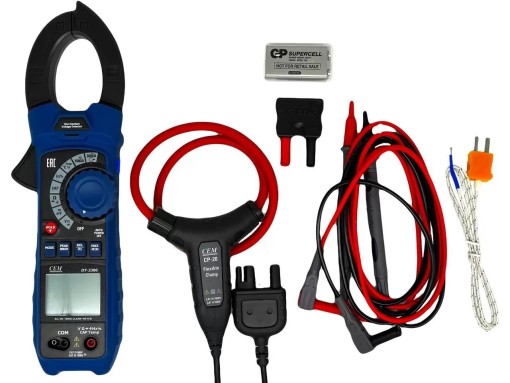 Токоизмерительные клещи DT-3386 - уомплектация
