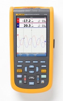 Fluke-124B/EU/S Промышленный портативный осциллограф ScopeMeter + SCC (40 МГц)