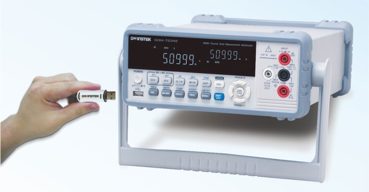 Вольтметр универсальный GDM-78342+GPIB -  Сохранение данных на внешний USB flash-диск
