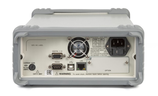 Вольтметр GDM-79060 - вид сзади