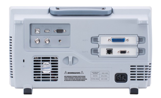 Осциллограф GDS-72304 - вид сзади