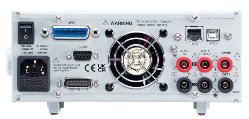 GSM7-20H10 (GPIB) источник питания - вид сзади