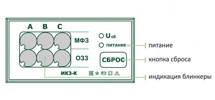 Схема дисплея ИКЗ-К3