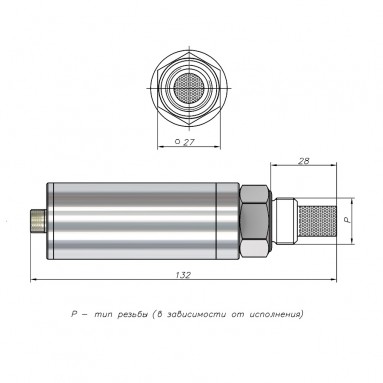 Измеритель микровлажности газов ИВГ-1 Н-Д2-М20x1,5 - Р-тип резьбы