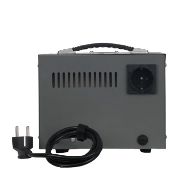 Лабораторный автотрансформатор SUNTEK GRAY 1000 ВА - вид сзади