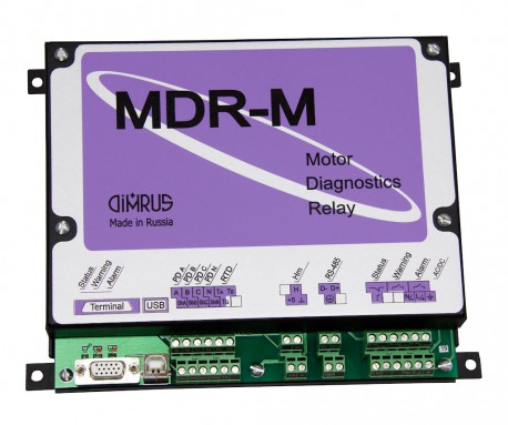 MDR-M - система мониторинга технического состояния генераторов и высоковольтных электродвигателей 6 каналов