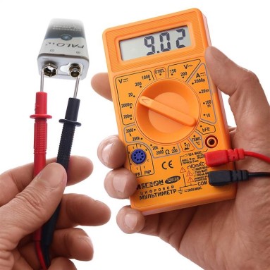 Мультиметр МЕГЕОН 12838 - измерение напряжения