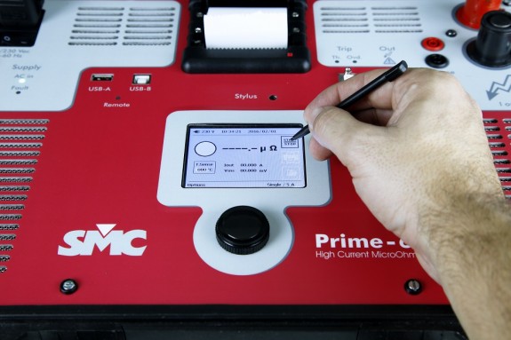 PRIME-200 Микроомметр - дисплей