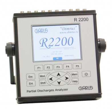 R2200 - многоканальный переносной прибор регистрации и анализа сигналов частичных разрядов в изоляци