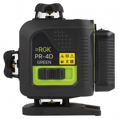 Лазерный уровень 4d RGK PR-4D Green - вид справа
