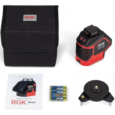 Лазерный уровень RGK PR-81 - комплектация
