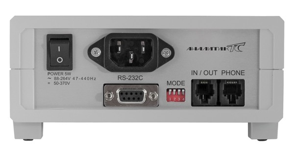Анализатор телефонных каналов AnCom TDA-5/33100/0001  - вид сзади