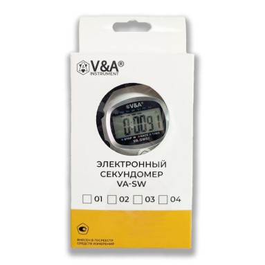 VA-SW01 секундомер электронный - в упаковке
