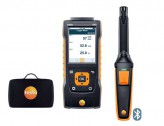 Testo 440 Прибор для измерения скорости воздуха и оценки качества воздуха в помещении в комплекте с Bluetooth зондом СО2 (0632 1551) и кейсом