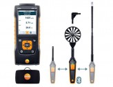 Testo 440 dP Прибор для измерения скорости воздуха и оценки качества воздуха в помещении со встроенным сенсором дифференциального давления. Комплект для вентиляции № 2 с Bluetooth крыльчаткой 100мм (0635 9431), зондом-крыльчаткой 16 мм (0635 9570), зондом