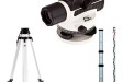 Оптический нивелир ADA Ruber-X32 с поверкой + Рейка нивелирная телескопическая ADA STAFF 3 + Штатив ADA Light